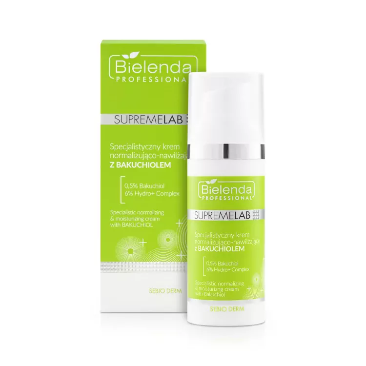 SUPREMELAB SEBIO DERM Crema specializată normalizantă și hidratantă cu bakuchiol 50 ml
