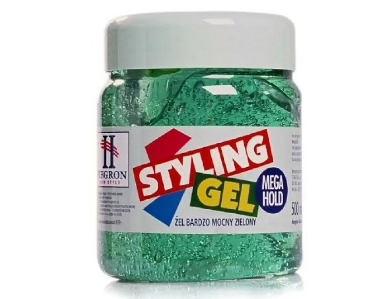 HEGRON Gel pentru păr Green Very strong 500 ml