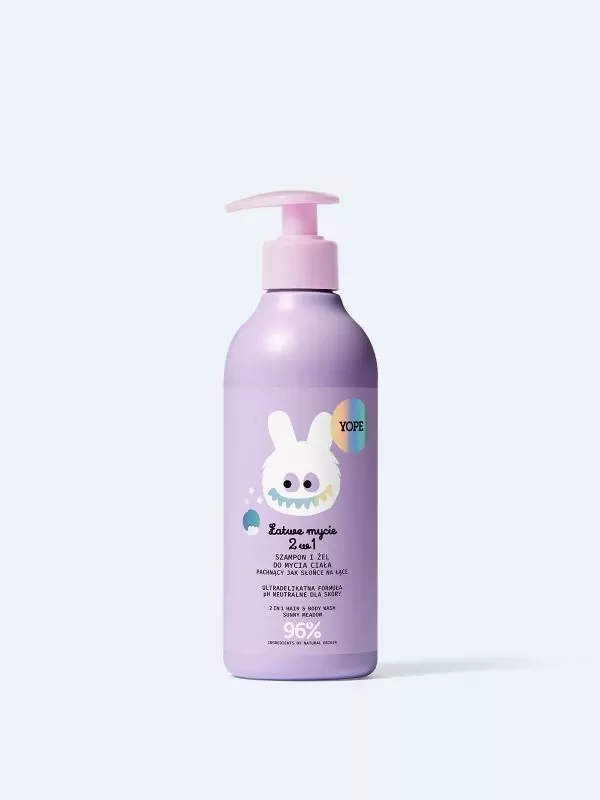 YOPE Șampon-gel pentru corp copii 2 in 1 400 ml