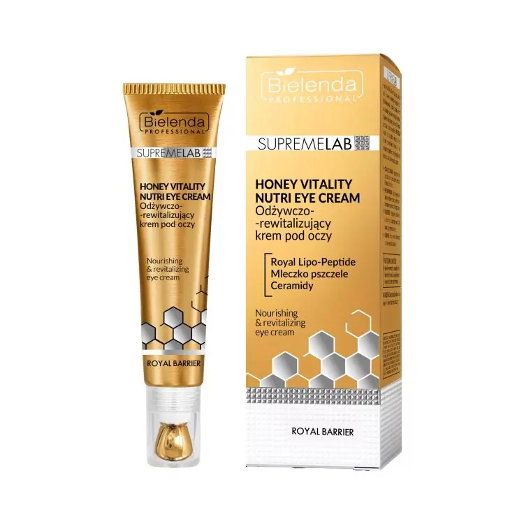 SUPREMELAB ROYAL BARRIER HONEY VITALITY Crema nutritiva p/u zona ochilor 15 ml