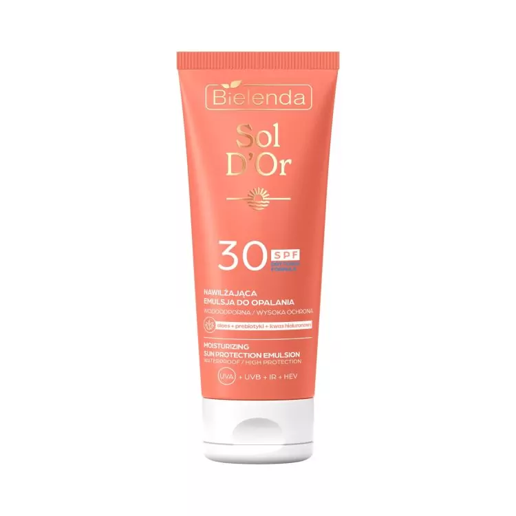 Bielenda SOL D’OR Emulsie de protecție solară hidratantă Spf 30, 200 ml