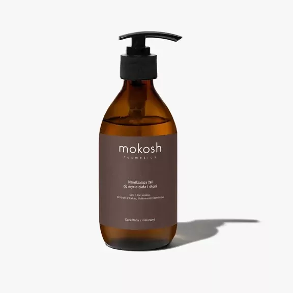Mokosh Gel de duș hidratant Ciocolată si zmeură 300 g