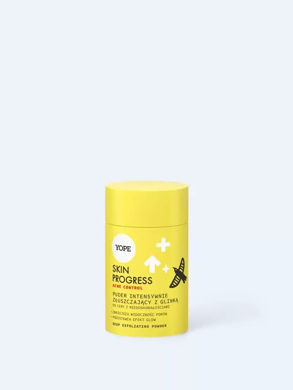YOPE SKIN PROGRESS Pudra exfoliantă cu argila 30 g