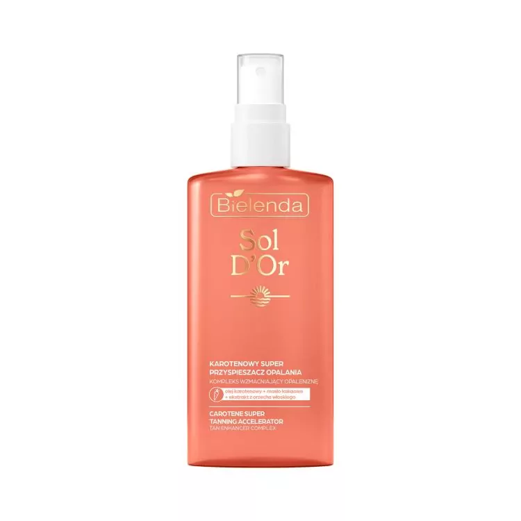 Bielenda SOL D’OR Accelerator pentru față și corp Carotene Super Tan 150 ml