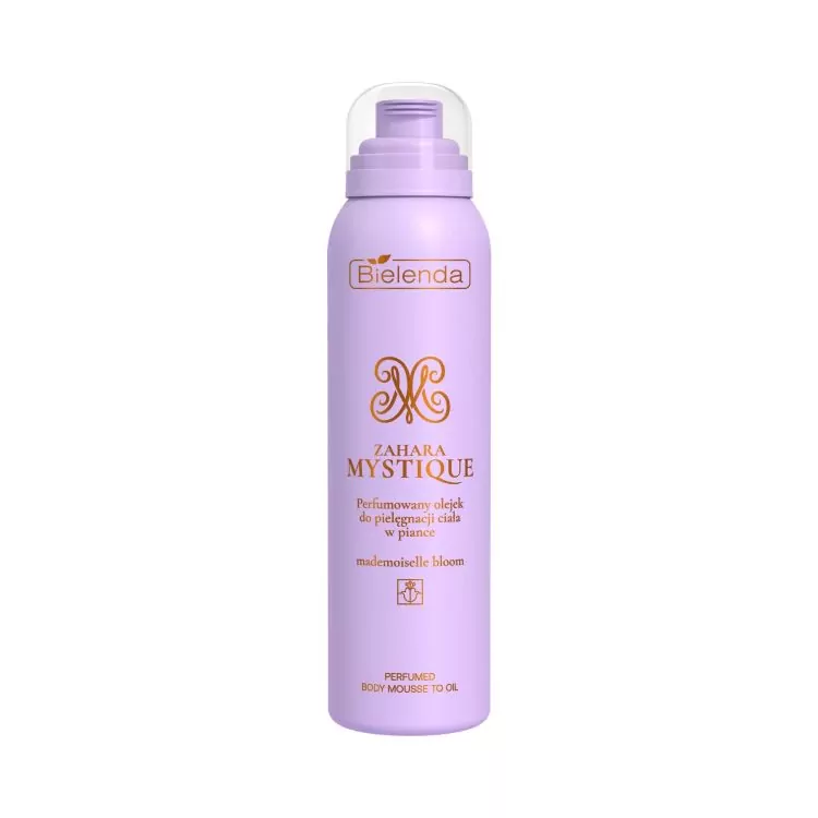 Bielenda ZAHARA MYSTIQUE Spuma-ulei parfumata pentru corp MADEMOISELLE BLOOM, 150 ml
