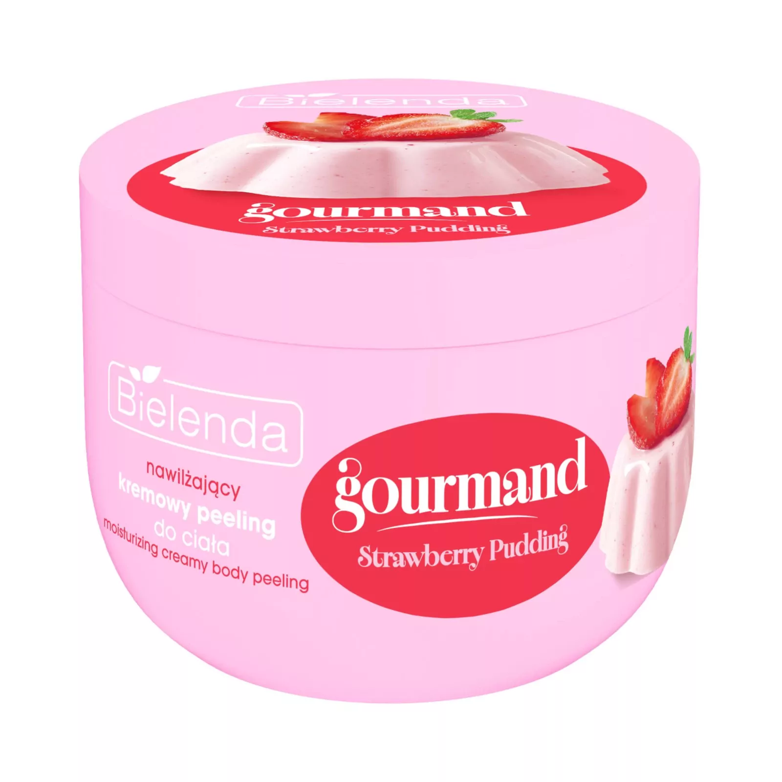 Bielenda GOURMAND Scrub p/u corp cremos hidratant Strawberry Pudding 250 g