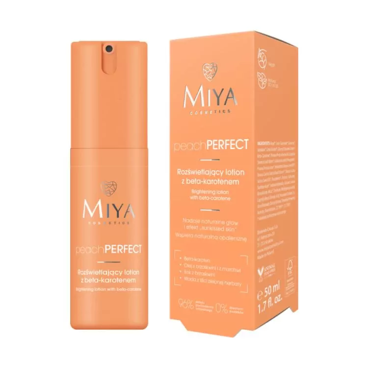 Bielenda Miya peachPERFECT Lotiune iluminanta cu Beta-caroten 50 ml