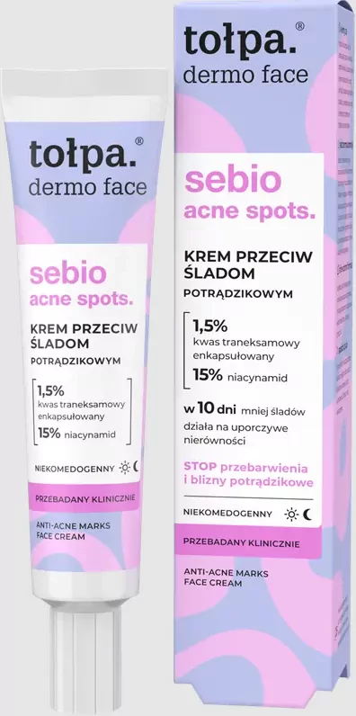 Tolpa DERMO FACE SEBIO ACNE SPOTS Crema p/u pete de acnee si cicatrici de acnee 40 ml