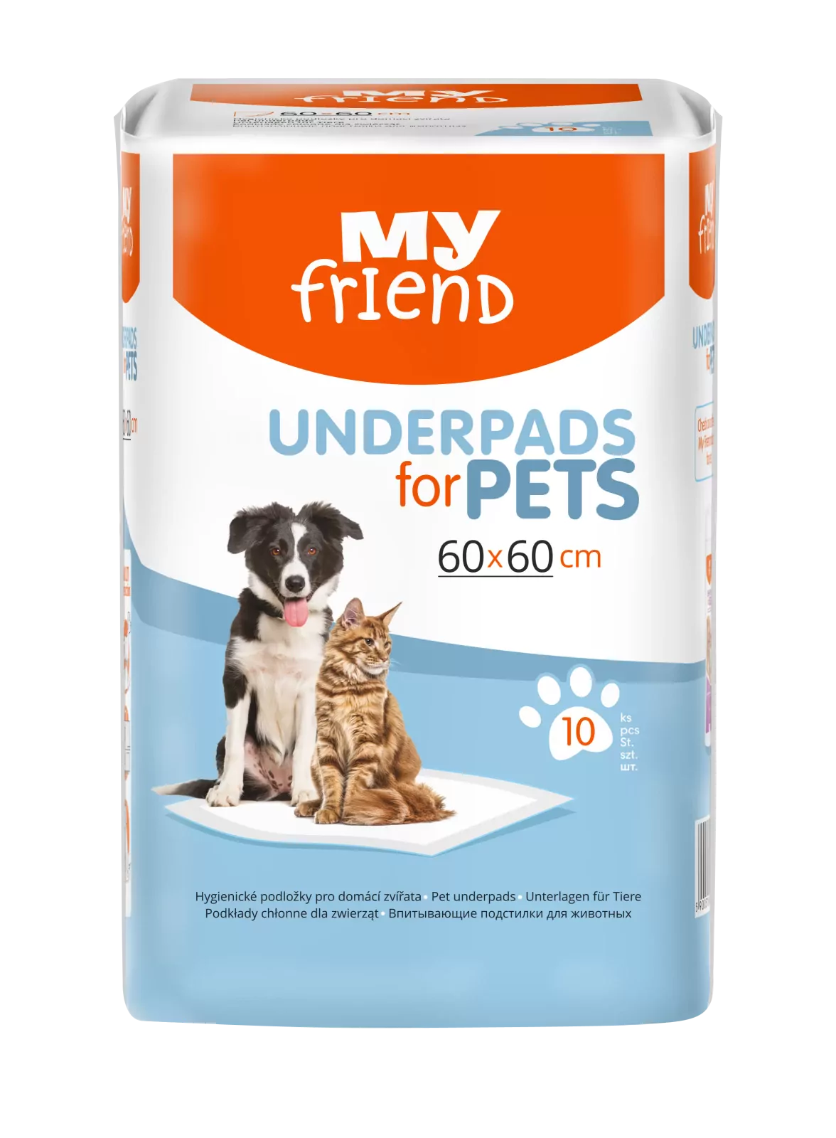 Aleze pentru animale MY FRIEND 60x60 10 buc