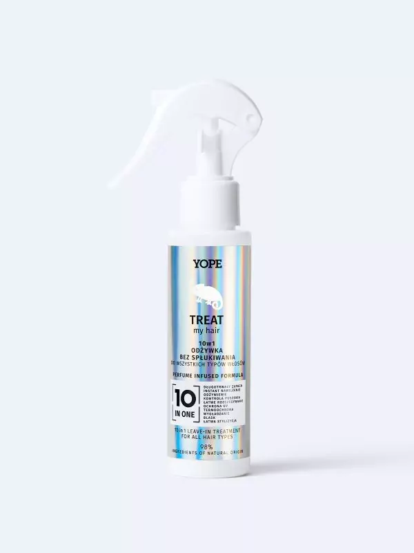 YOPE TREAT MY HAIR Tratament multifuncțional parfumat pentru păr fără clătire 10in1, 100 ml