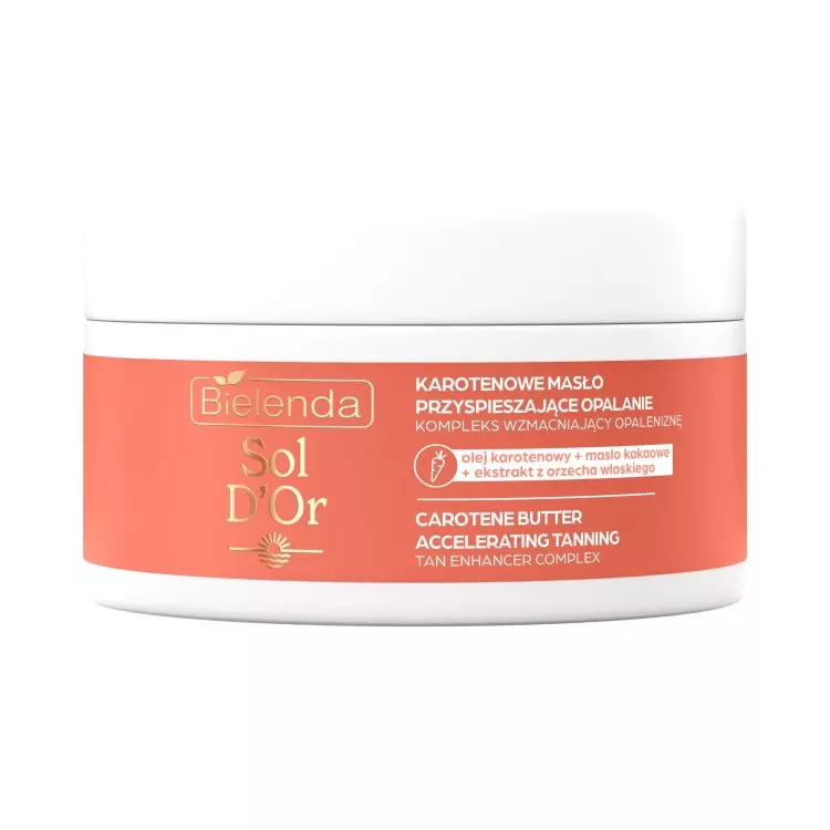 Bielenda SOL D’OR Unt pentru bronzare mai rapidă Caroten 200 ml