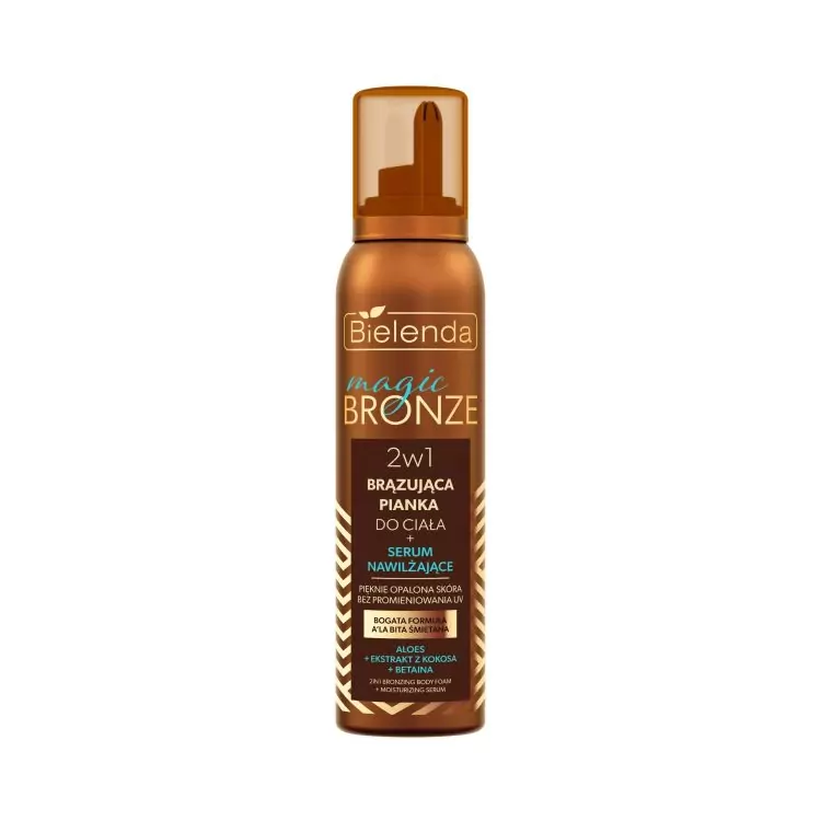 Bielenda MAGIC BRONZE 2 in 1 Spuma de corp bronzanta + ser hidratant 200 ml