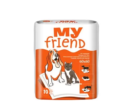 Aleze pentru animale MY FRIEND 60x60 10 buc