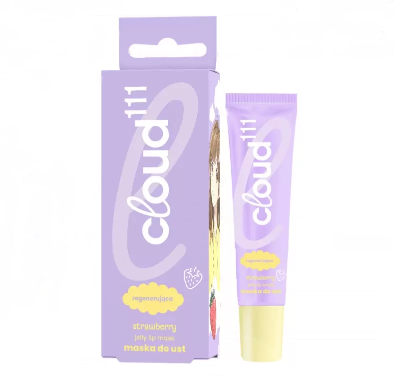 Cloud111 JELLY LIP MASK Masca intens regeneratorie pentru buze Capsuni, 10 g