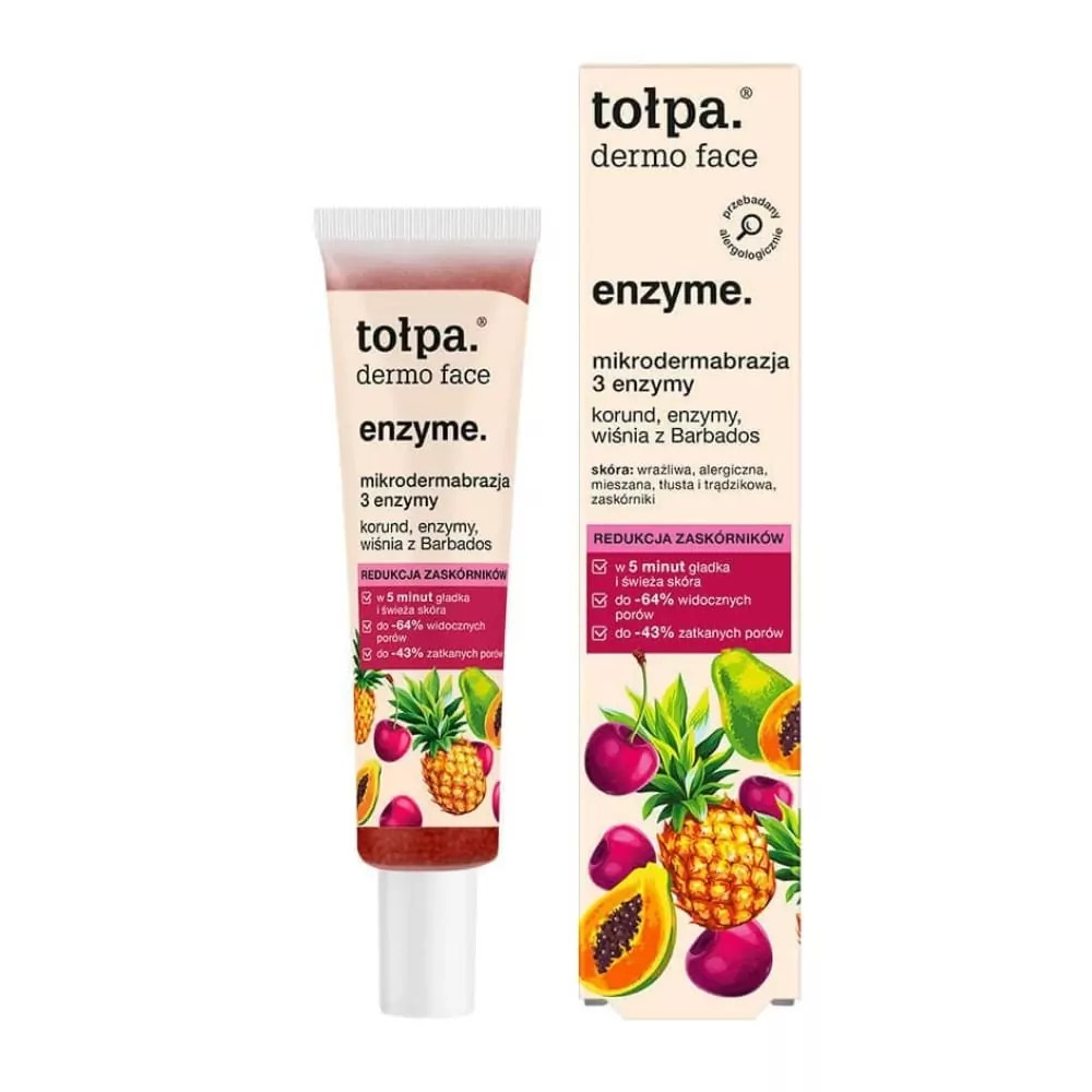 Tolpa DERMO FACE ENZYME Microdermabraziune 3 enzymes 40 ml