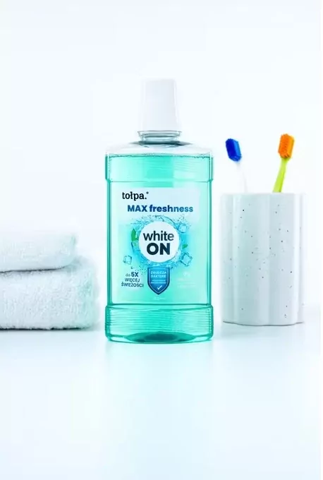 Tolpa ON WHITE MAX FRESHNESS Apă de gură 500 ml