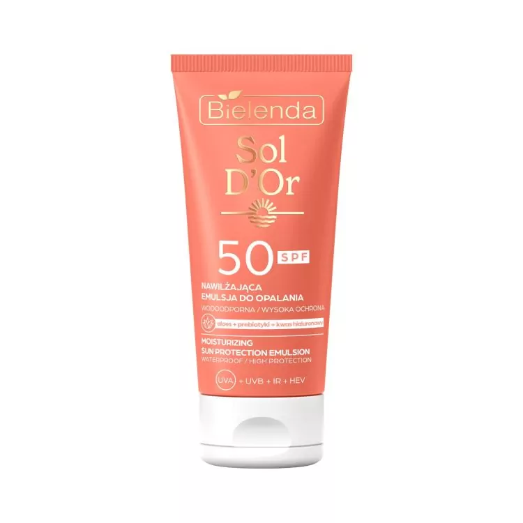 Bielenda SOL D’OR Emulsie de protecție solară hidratantă Spf 50, 150 ml