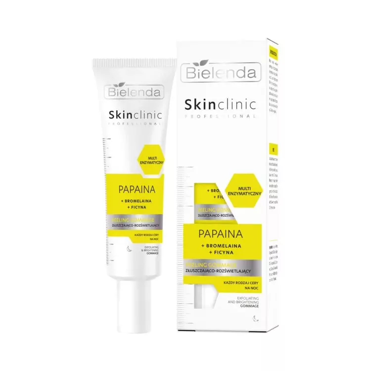 Bielenda SKIN CLINIC PROFESSIONAL MULTI-ENZYMATIC Gommage peeling exfoliere-iluminare 40 g