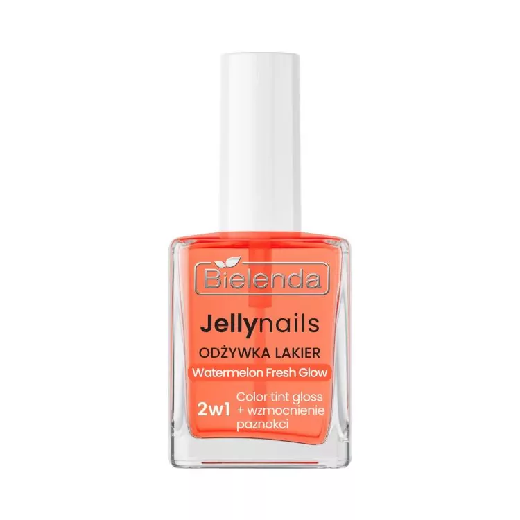 Bielenda JELLY NAILS 2-in-1 Balsam pentu unghii Watermelon Fresh Glow 10 ml