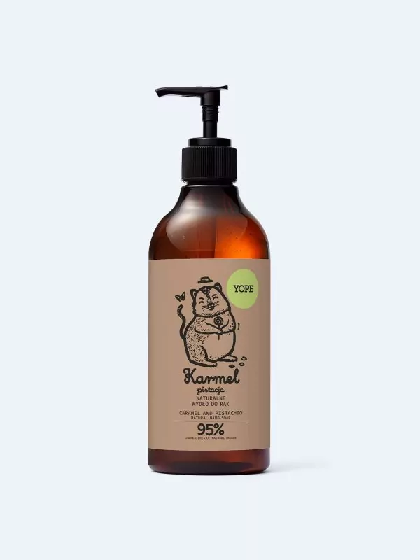 YOPE Săpun lichid Caramel și fistic 500 ml