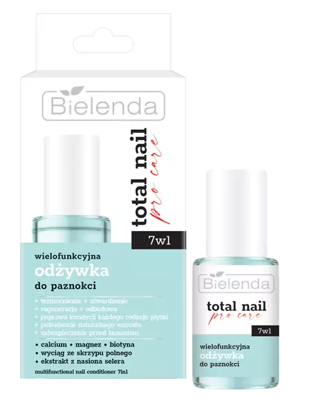 Bielenda TOTAL NAIL PRO CARE Balsam multifunctional pentru unghii 7 in 1, 10 ml