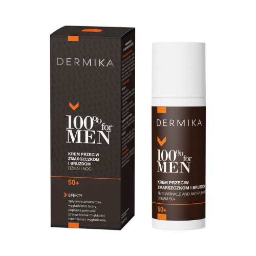 DERMIKA 100% FOR MEN Крем против морщин 50+ 50мл