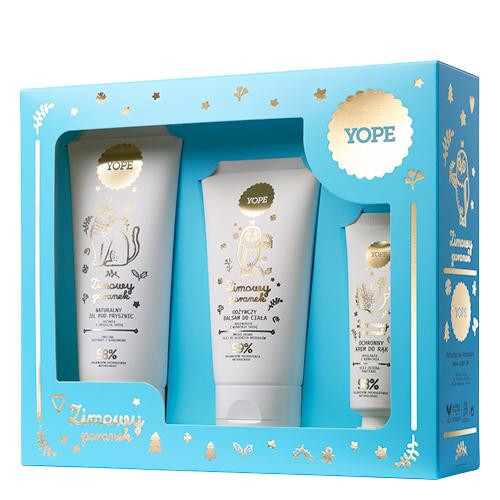 YOPE WINTER MORNING Gel de dus 200 ml, Lotiune pentru corp 150 ml, Crema pentru maini 50 ml SET