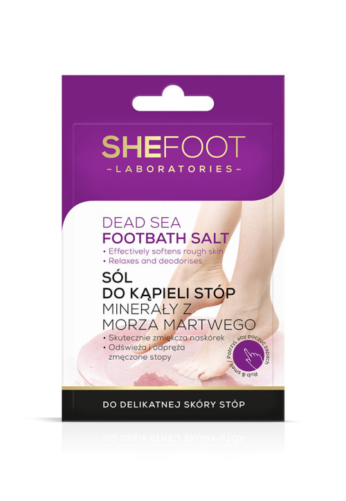 SheFoot Соль для ванночек для ног Мертвого моря 55г