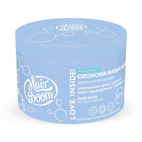 HairBoom O3ZON Увлажняющая озоновая маска 225 мл