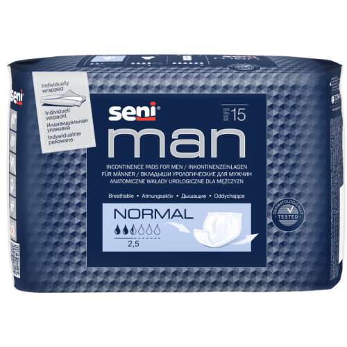 Прокладки урологические для мужчин Seni Man Normal 15 шт