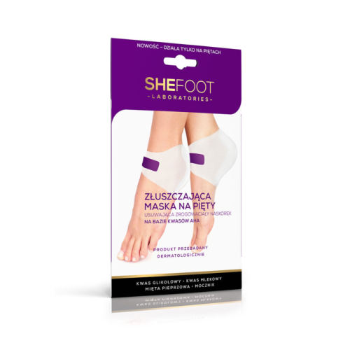 SheFoot Отшелушивающая маска для пяток на основе AHA 18 г