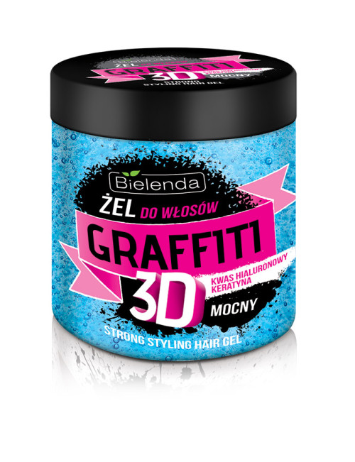 Гель для волос Bielenda GRAFFITI 3D STRONG (синий) 250 мл