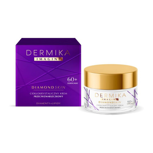 DERMIKA IMAGINE DIAMOND SKIN Крем против морщин кристаллы, бриллианты, липиды 60 + день/ночь 50мл
