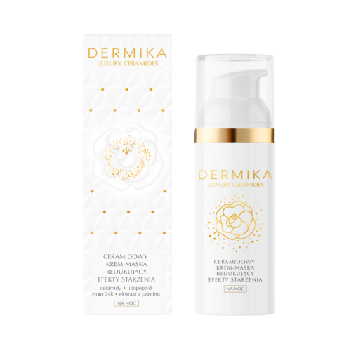 DERMIKA LUXURY CERAMIDES Ночная крем-маска с керамидами Anti-age эффект 50мл