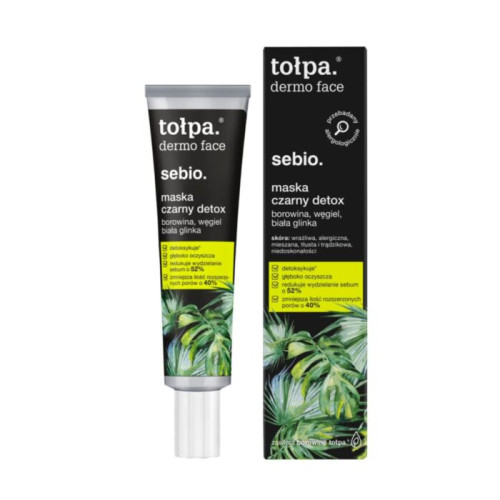 TSE037 Tolpa DERMO FACE SEBIO Маска Black Detox 40 мл
