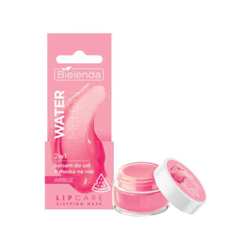 Bielenda LIP CARE SLEEPING MASK WATERMELON 2in1 balsam de buze+masca de noapte 10 g