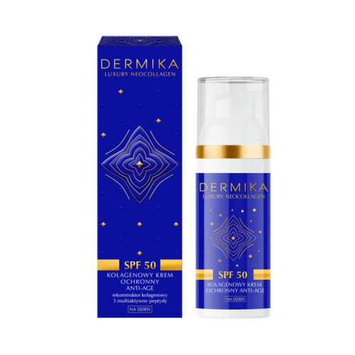 DERMIKA LUXURY NEOCOLLAGEN Защитный антивозрастной дневной крем SPF 50 мл