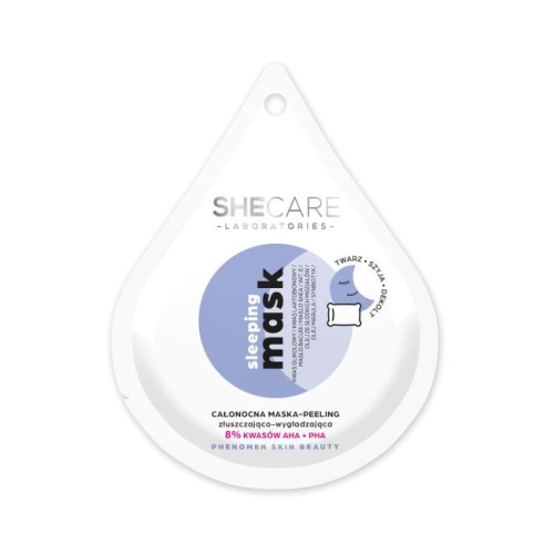 SheCare МАСКА ДЛЯ СНА Маска de noapte exfolianta si de netezire 10 мл