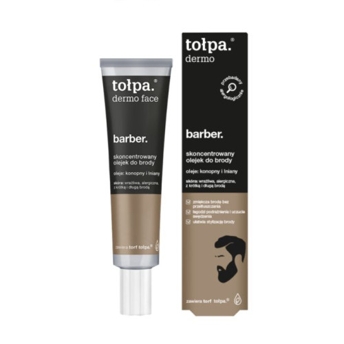 TME099 Tolpa DERMO MEN BARBER Концентрированное масло для бороды 40 мл
