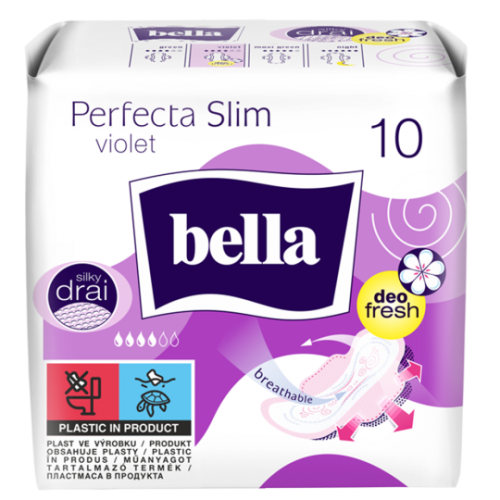 Прокладки гигиенические впитывающие Bella Perfecta Slim Violet 10 шт.