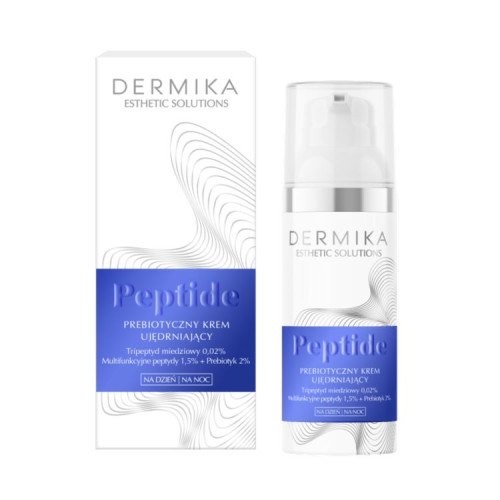 DERMIKA ESTHETIC SOLUTIONS Пребиотический крем с пептидами для упругости днем ​​и ночью 50мл