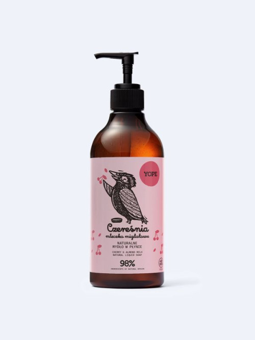 YOPE Săpun lichid Cherry and Almond milk 500 ml