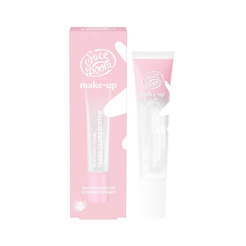FaceBoom MAKE-UP Блеск топпер для глаз, губ, скул clear 12 гр
