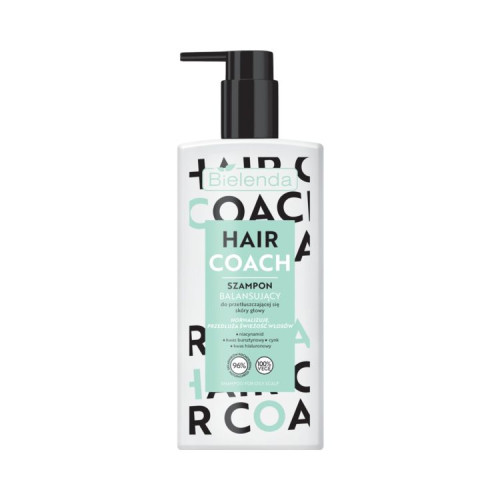 Bielenda HAIR COACH Балансирующий шампунь для жирной кожи головы 300 мл