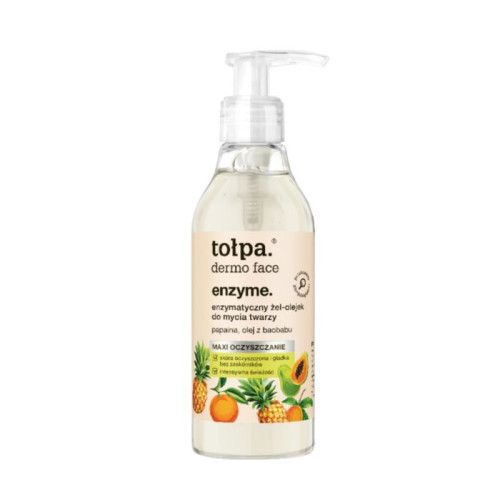 TEZ001 Tolpa DERMO FACE ENZYME Ферментативное масло-гель для умывания лица 195 мл
