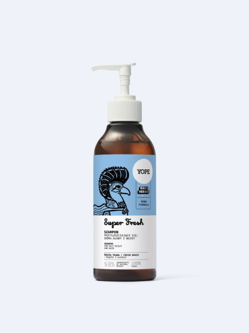 YOPE DAILY HEROES Șampon Fresh Grass 300 ml
