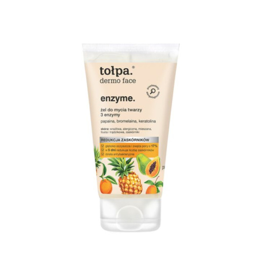 TSE121 Tolpa DERMO FACE ENZYME 3 Энзимный гель для умывания лица 150 мл