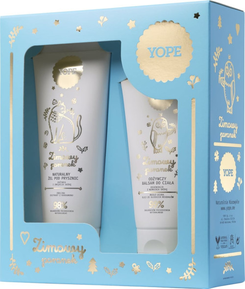 YOPE WINTER MORNING Gel de dus 200 ml, Lotiune pentru corp 150 ml SET