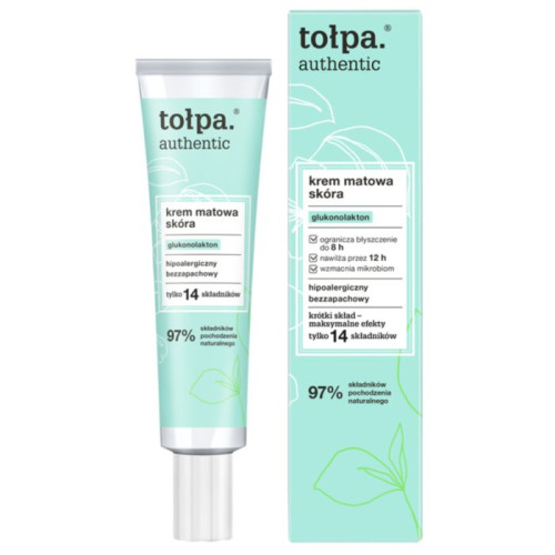 TAU037 Tolpa AUTHENTIC Матирующий крем 40 мл