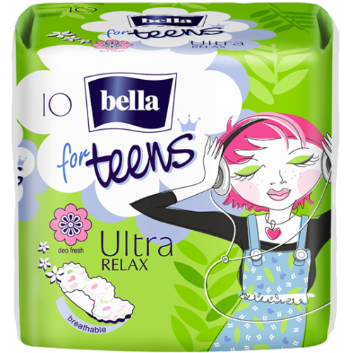 Прокладки гигиенические впитывающие Bella для подростков Ultra Relax 10 шт.